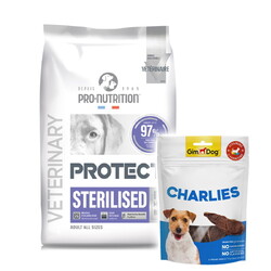 Pro Nutrition - Pro Nutrition Protect Veterinary Sterilised Köpek Maması 2 Kg + Gimdog 70 Gr Köpek Ödülü