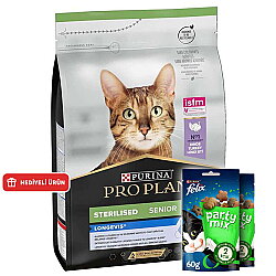 Pro Plan 7+ Kısırlaştırılmış Hindili Kedi Maması 3 Kg + 2 Adet Felix Party Mix Ödül - Pro Plan