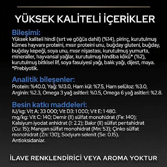 Pro Plan 7+ Kısırlaştırılmış Hindili Kedi Maması 3 Kg + 2 Adet Gourmet Çorba - 6