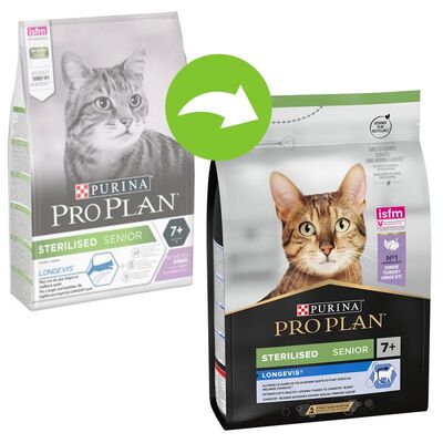 Pro Plan 7+ Kısırlaştırılmış Hindili Yaşlı Kedi Maması 3 Kg 