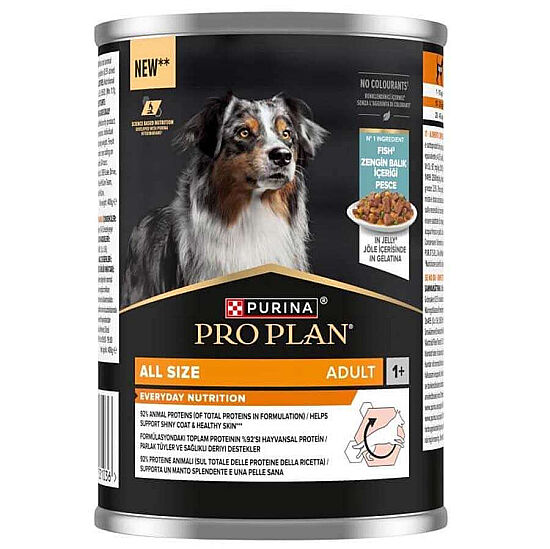 Pro Plan Adult Jelly Fish Balıklı Köpek Konservesi 400 Gr - 1