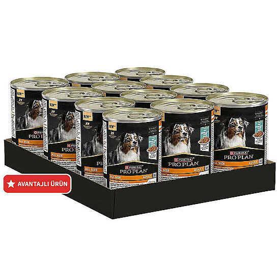 Pro Plan Adult Jelly Fish Balıklı Köpek Konservesi 400 Gr x 12 Adet - 1