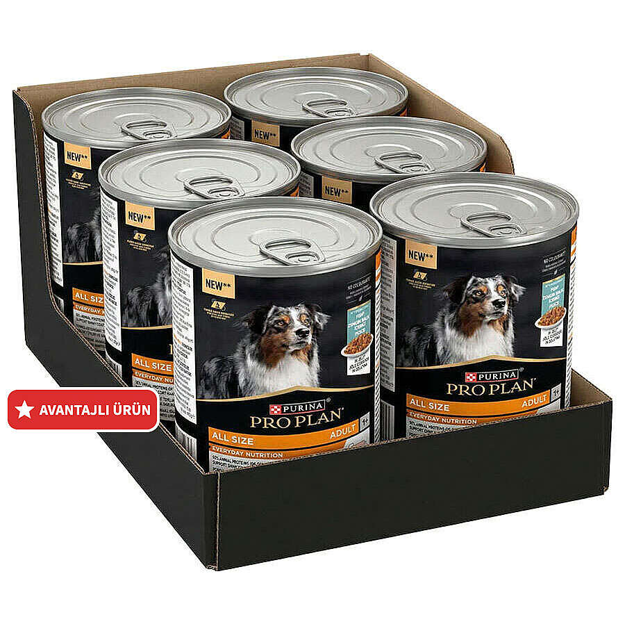 Pro Plan Adult Jelly Fish Balıklı Köpek Konservesi 400 Gr x 6 Adet