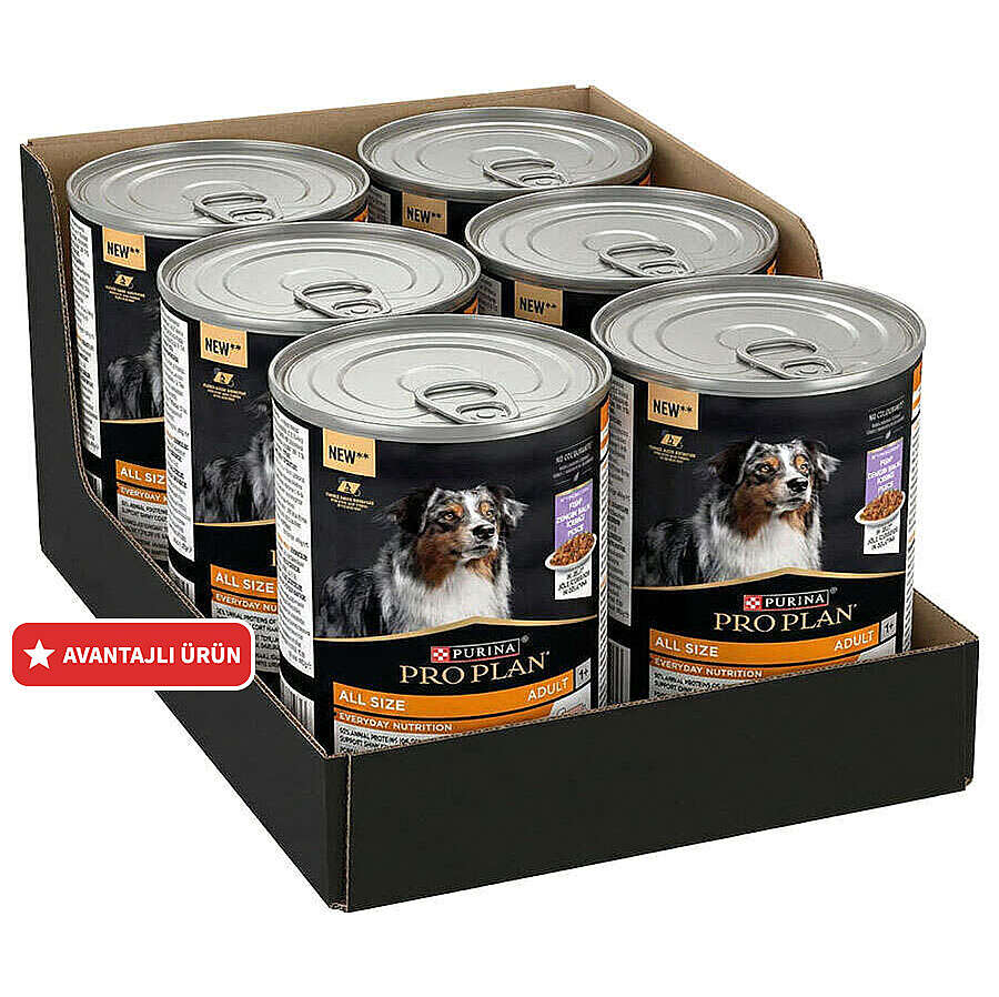 Pro Plan Adult Jelly Turkey Hindi Etli Köpek Konservesi 400 Gr x 6 Adet