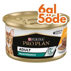 Pro Plan Adult Tavuklu ve Sebzeli Yetişkin Kedi Konservesi 85 Gr - 6 Al 5 Öde - Pro Plan