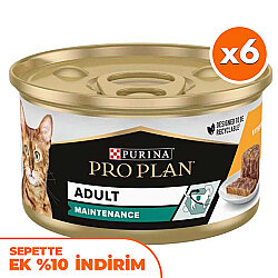 Pro Plan Adult Tavuklu ve Sebzeli Yetişkin Kedi Konservesi 85 Gr - 6 Adet - Pro Plan