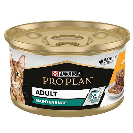 Pro Plan Adult Tavuklu ve Sebzeli Yetişkin Kedi Konservesi 85 Gr - 1