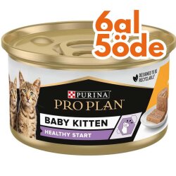 Pro Plan Baby Kitten Tavuk Etli Yavru Kedi Konservesi 85 Gr - 6 Al 5 Öde - Pro Plan