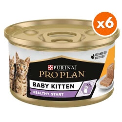 Pro Plan Baby Kitten Tavuk Etli Yavru Kedi Konservesi 85 Gr - 6 Adet - Pro Plan