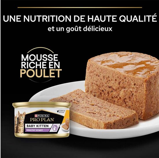 Pro Plan Baby Kitten Tavuk Etli Yavru Kedi Konservesi 85 Gr - 2