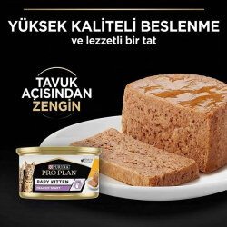 Pro Plan Baby Kitten Tavuk Etli Yavru Kedi Konservesi 85 Gr - 2
