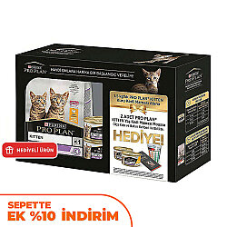 Pro Plan BOX Kitten Tavuk Etli Yavru Kedi Maması 1,5 Kg + 2 Adet Pro Plan Konserve 85 Gr - Pro Plan