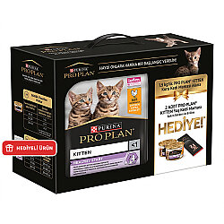Pro Plan BOX Kitten Tavuk Etli Yavru Kedi Maması 1,5 Kg + 2 Adet Pro Plan Konserve 85 Gr - Pro Plan