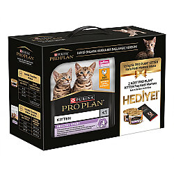 Pro Plan BOX Kitten Tavuk Etli Yavru Kedi Maması 1,5 Kg + 2 Adet Pro Plan Konserve 85 Gr - Pro Plan (1)
