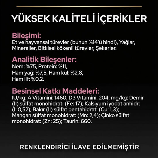 Pro Plan Delicate Hassas Hindi Etli Kedi Konservesi 85 Gr ( 24 Adet x 85 Gr ) - 7