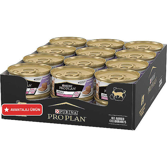 Pro Plan Delicate Hassas Hindi Etli Kedi Konservesi 85 Gr ( 24 Adet x 85 Gr ) - 1