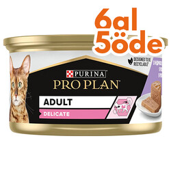 Pro Plan Delicate Hassas Hindi Etli Kedi Konservesi 85 Gr - 6 Al 5 Öde - Thumbnail