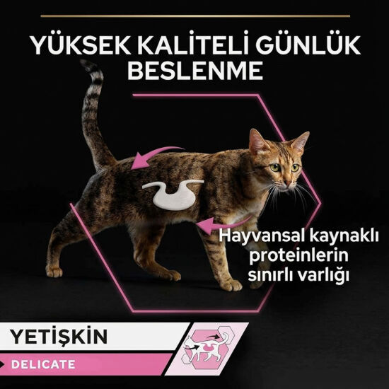 Pro Plan Delicate Hassas Hindi Etli Kedi Konservesi 85 Gr - 2