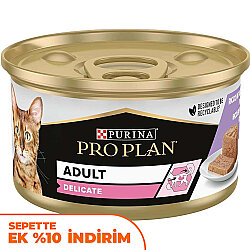 Pro Plan Delicate Hassas Hindi Etli Kedi Konservesi 85 Gr - Pro Plan