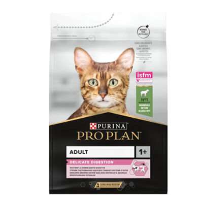 Pro Plan Delicate Kuzu Etli Hassas Sindirim Kedi Maması 3 Kg + 2 Adet Dr Sacchi 4 lü Creamy Ödül