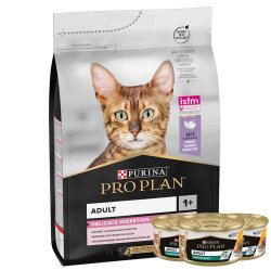 Pro Plan Delicate Kuzu Etli Hassas Sindirim Kedi Maması 3 Kg + 3 Adet Pro Plan 85 Gr Yaş Mama - Pro Plan