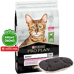 Pro Plan Delicate Kuzu Etli Hassas Sindirim Kedi Maması 10 Kg + Ferplast Relax Kedi Yatağı - Pro Plan