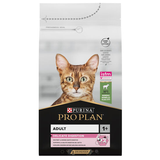 Pro Plan Delicate Kuzu Hassas Sindirim Kedi Maması 10 Kg + Everclean 10 Lt Kedi Kumu - 2