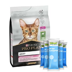 Pro Plan - Pro Plan Delicate Kuzu Hassas Sindirim Kedi Maması 10 Kg + 5 Adet Wooc Kedi Ödülü Lolipop