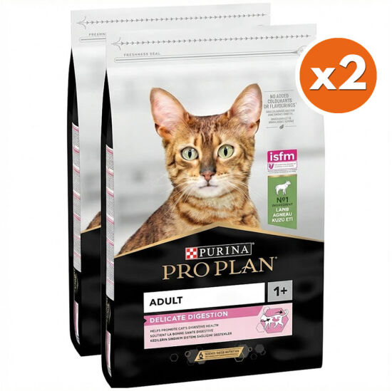 Pro Plan Delicate Kuzu Etli Hassas Sindirim Kedi Maması 10 Kg x 2 Adet - 2
