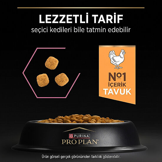 Pro Plan Delicate Tavuk Etli Hassas Sindirim Kısırlaştırılmış Kedi Maması 10 Kg x 2 Adet + 35 Adet Pro Plan Hairball Pouch - 9