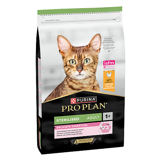 Pro Plan Delicate Tavuk Etli Hassas Sindirim Kısırlaştırılmış Kedi Maması 1,5 Kg + Felix Soup Time Çorba - 2