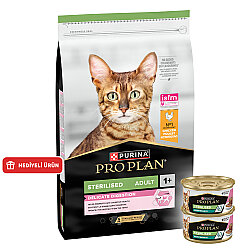 Pro Plan Delicate Tavuk Etli Hassas Sindirim Kısırlaştırılmış Kedi Maması 1,5 Kg + 2 Adet Pro Plan Konserve 85 Gr - Pro Plan
