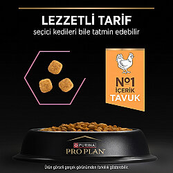 Pro Plan Delicate Tavuk Etli Hassas Sindirim Kısırlaştırılmış Kedi Maması 3 Kg + 2 Adet Gourmet Çorba - 6