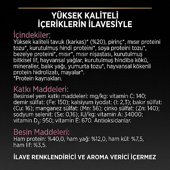 Pro Plan Delicate Tavuk Etli Hassas Sindirim Kısırlaştırılmış Kedi Maması 3 Kg + 2 Adet Gourmet Çorba - 5