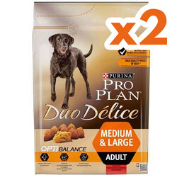 Pro Plan - Pro Plan Duo Delice Gerçek Sığır Etli Köpek Maması 2,5 Kg x 2 Adet