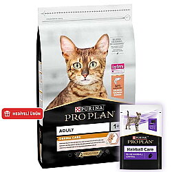 Pro Plan Derma Care Hassas Deri Somonlu Kedi Maması 10 Kg + 14 Adet Pro Plan Hairball Pouch - Pro Plan