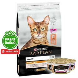 Pro Plan Derma Care Hassas Deri Somonlu Kedi Maması 3 Kg + 3 Adet Kedi Konservesi 85 Gr - Pro Plan