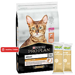 Pro Plan Derma Care Hassas Deri Somonlu Kedi Maması 3 Kg + 2 Adet Wooc Lolipop Ödül - Pro Plan