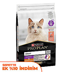 Pro Plan Hairball Healthy Skin Hassas Deri Somonlu Kedi Maması 3 Kg - Pro Plan