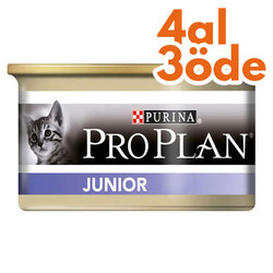 Pro Plan - Pro Plan Junior Tavuk Etli Yavru Kedi Maması 85 Gr - 4 Al 3 Öde