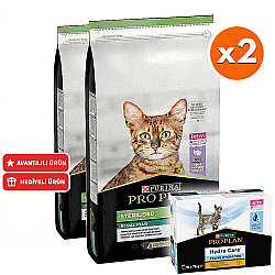 Pro Plan Kısırlaştırılmış Hindi Etli Kedi Maması 14 Kg x 2 Adet + 3 Adet Hydra Care Yaş Mama - Pro Plan
