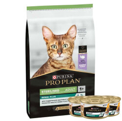 Pro Plan Kısırlaştırılmış Hindi Etli Kedi Maması 3 Kg + 3 Adet Pro Plan 85 Gr Yaş Mama - Pro Plan