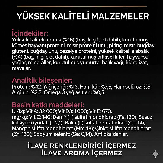 Pro Plan Kısırlaştırılmış Morina ve Alabalık Kedi Maması 10 Kg + 14 Adet Pro Plan Hairball Pouch - 6