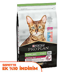 Pro Plan Kısırlaştırılmış Morina ve Alabalık Kedi Maması 10 Kg - Pro Plan