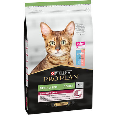 Pro Plan Kısırlaştırılmış Morina ve Alabalık Kedi Maması 10 Kg + Biopet 25 ml Malt