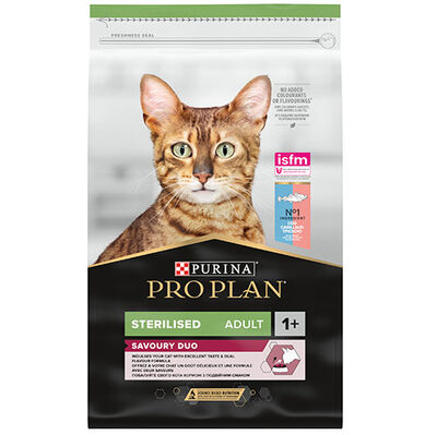 Pro Plan Kısırlaştırılmış Morina ve Alabalık Kedi Maması 10 Kg + Biopet 25 ml Malt