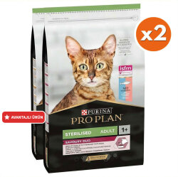 Pro Plan Kısırlaştırılmış Morina ve Alabalık Kedi Maması 10 Kg x 2 Adet - Pro Plan