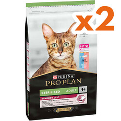 Pro Plan - Pro Plan Kısırlaştırılmış Morina ve Alabalık Kedi Maması 10 Kg x 2 Adet