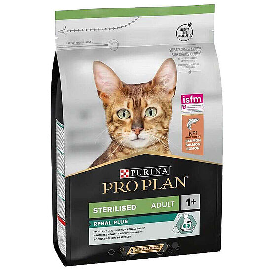 Pro Plan Kısırlaştırılmış Somon Balıklı Kedi Maması 1,5 Kg + Felix Soup Time Çorba - 2