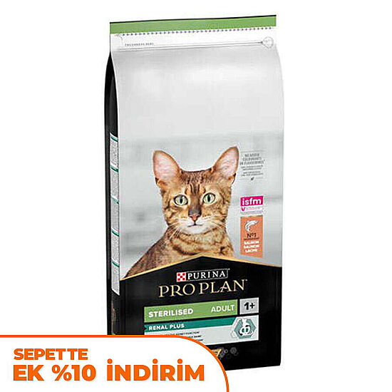 Pro Plan Kısırlaştırılmış Somon Balıklı Kedi Maması 10 Kg + Pro Plan Yaş Mama 85 Gr x 10 Adet - 2